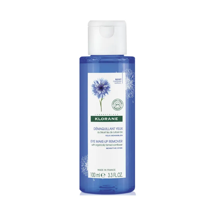 Klorane Struccante Occhi Sensibili Fiordaliso Bio 100ml