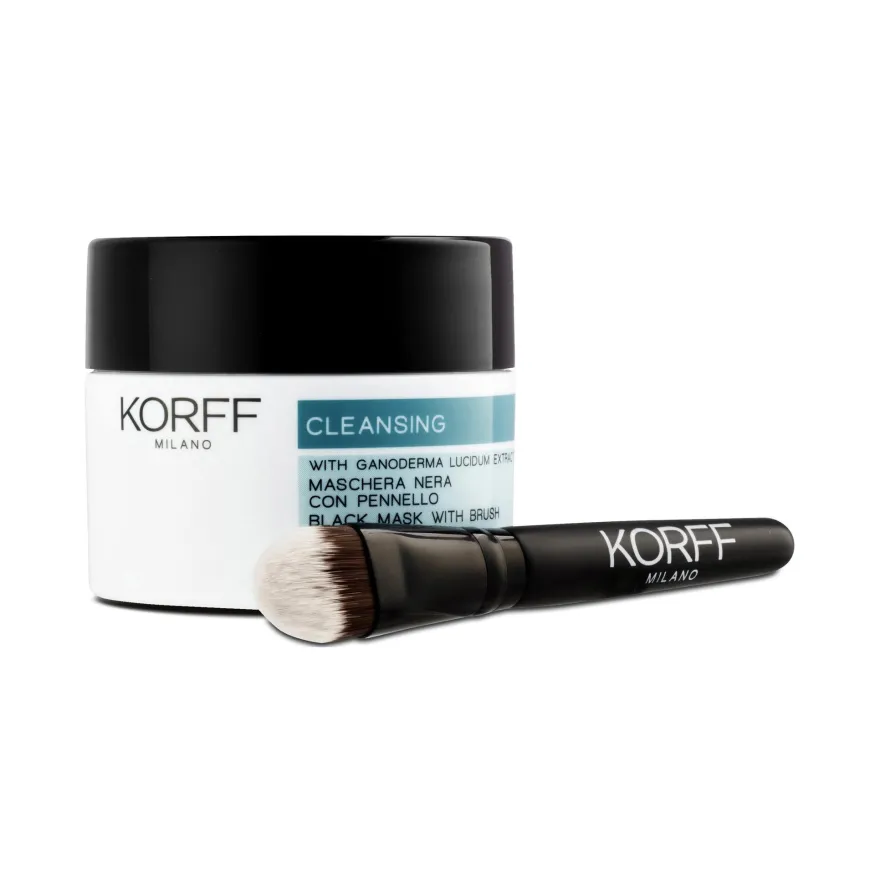 Korff Cleansing Maschera Nera 75ml Con Pennello
