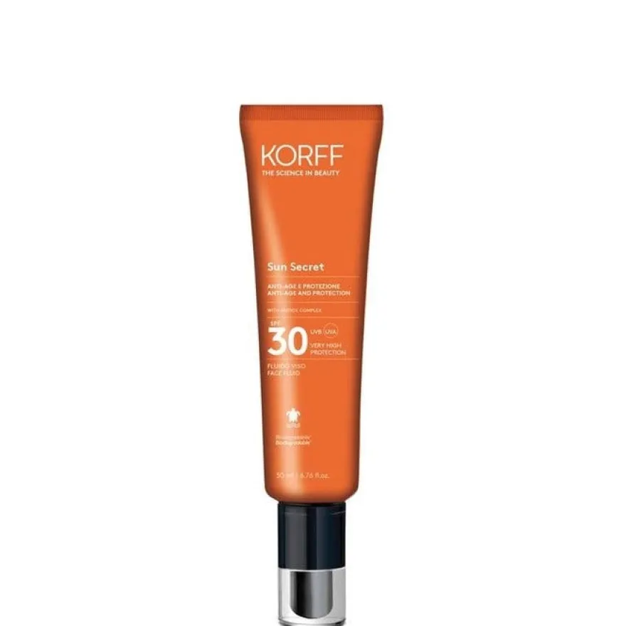 Korff Sun Secret Fluido Viso SPF30 Anti Age 50ml