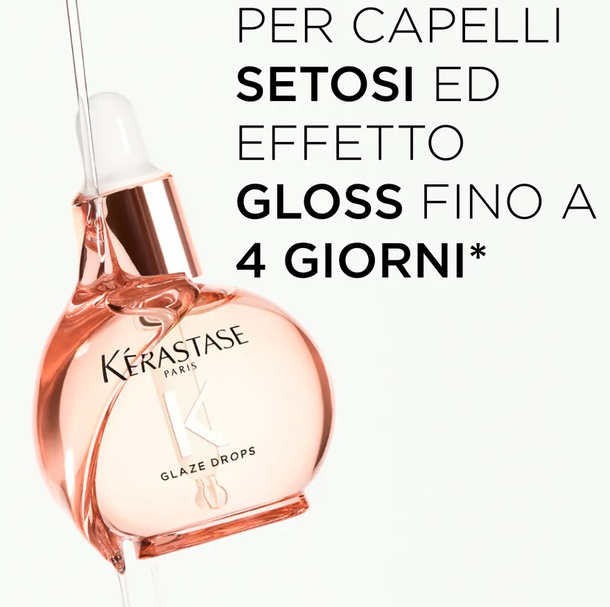 Kérastase Gloss Absolu Olio leggero Glaze Drops per capelli tendenti al crespo 45ml