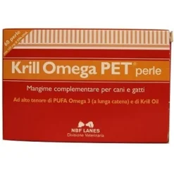 Krill Omega Pet Blister Mangime Complementare Cani/Gatti 60 Perle