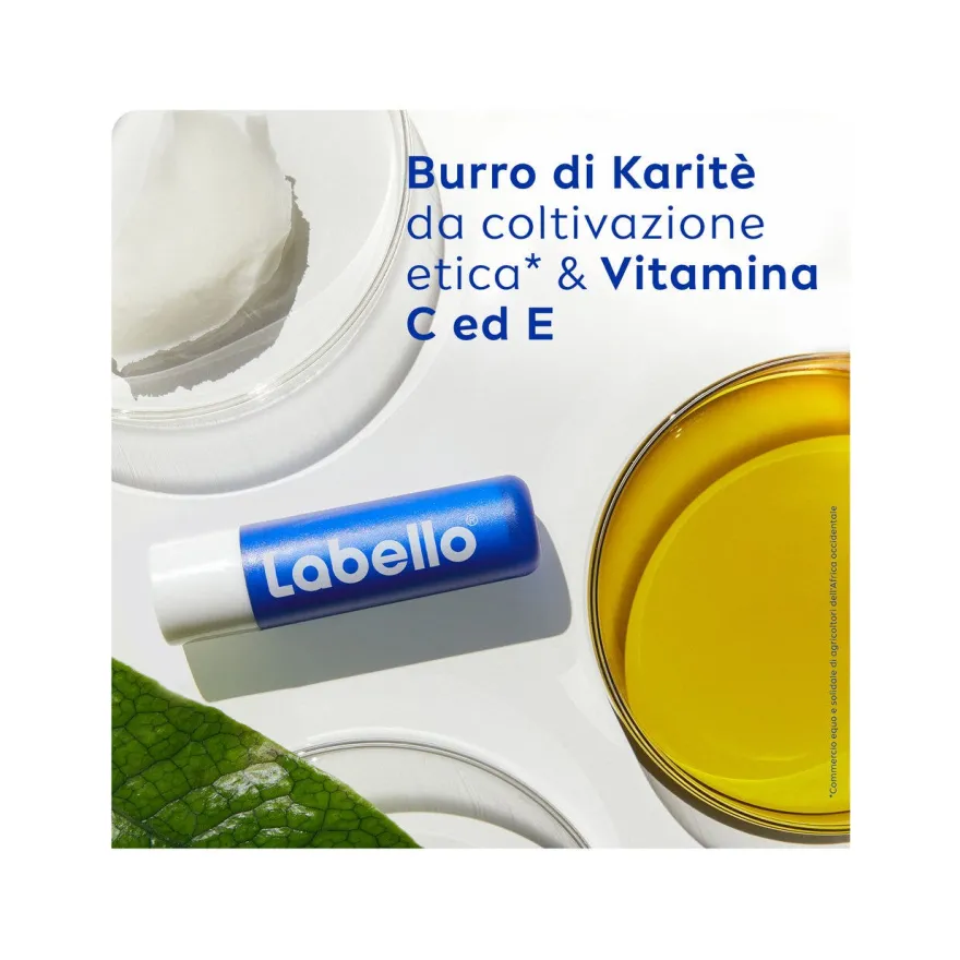 Labello Classic Care Balsamo Burrocacao Classico Fondente Sulle Labbra 4,8g