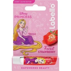 Labello Disney Princess Limited Edition Rapunzel Balsamo Labbra Colorato Burrocacao Aroma Fragola 4.8g