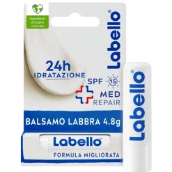 Labello Med Repair Burrocacao Labbra Idratante E Riparatore Con Vitamina E E Spf 15 4,8g