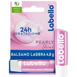 Labello Pearly Shine Burrocacao Labbra Colorato E Nutriente Con Estratti Di Perla E Seta 4,8g