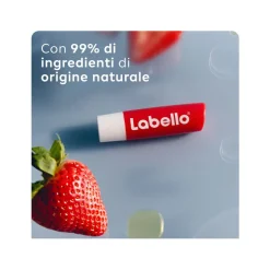 Labello Strawberry Shine Burrocacao Labbra Colorato E Idratante All'aroma Di Fragola 4,8g