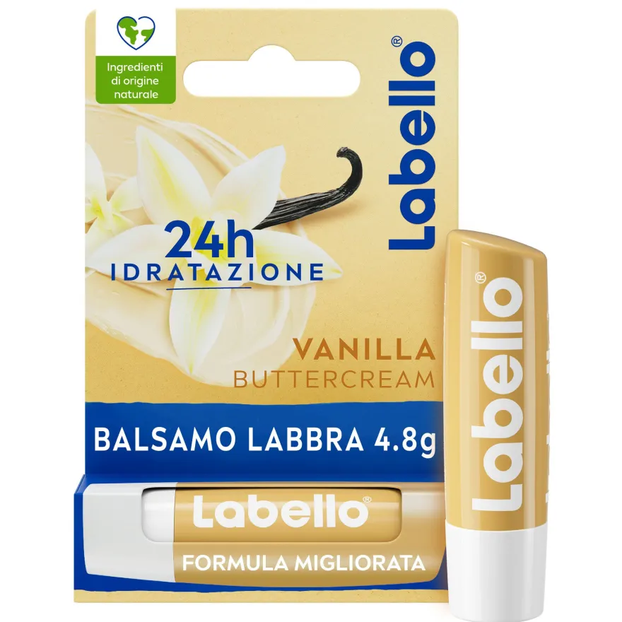 Labello Vanilla Buttercream Burrocacao Labbra Idratante Con Profumazione Alla Vaniglia 4,8g