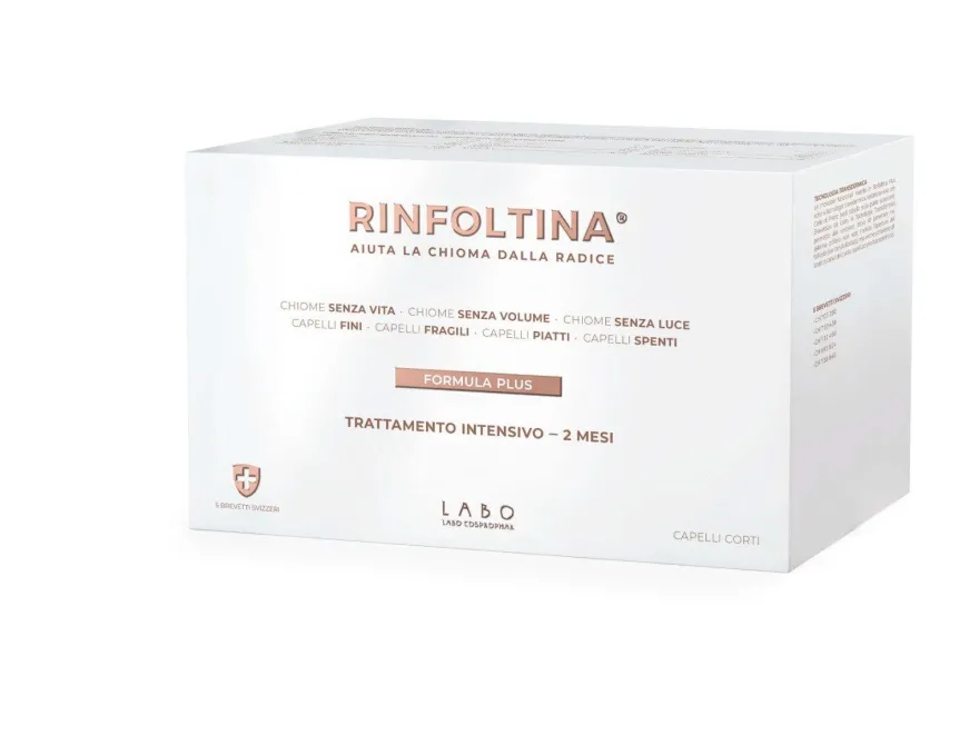 Labo Rinfoltina Plus Trattamento Intensivo Capelli Corti 40 Fiale