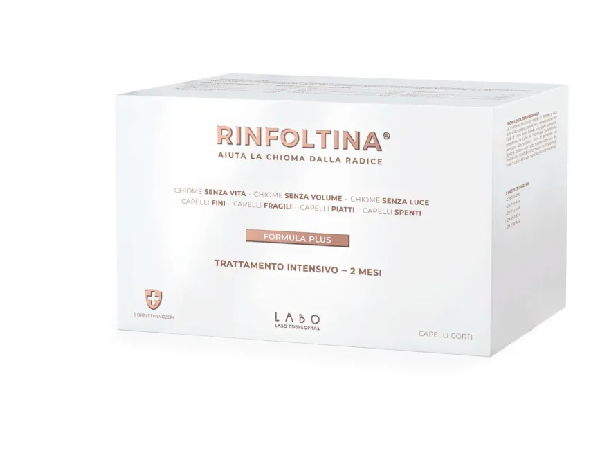 Labo Rinfoltina Plus Trattamento Intensivo Capelli Corti 40 Fiale