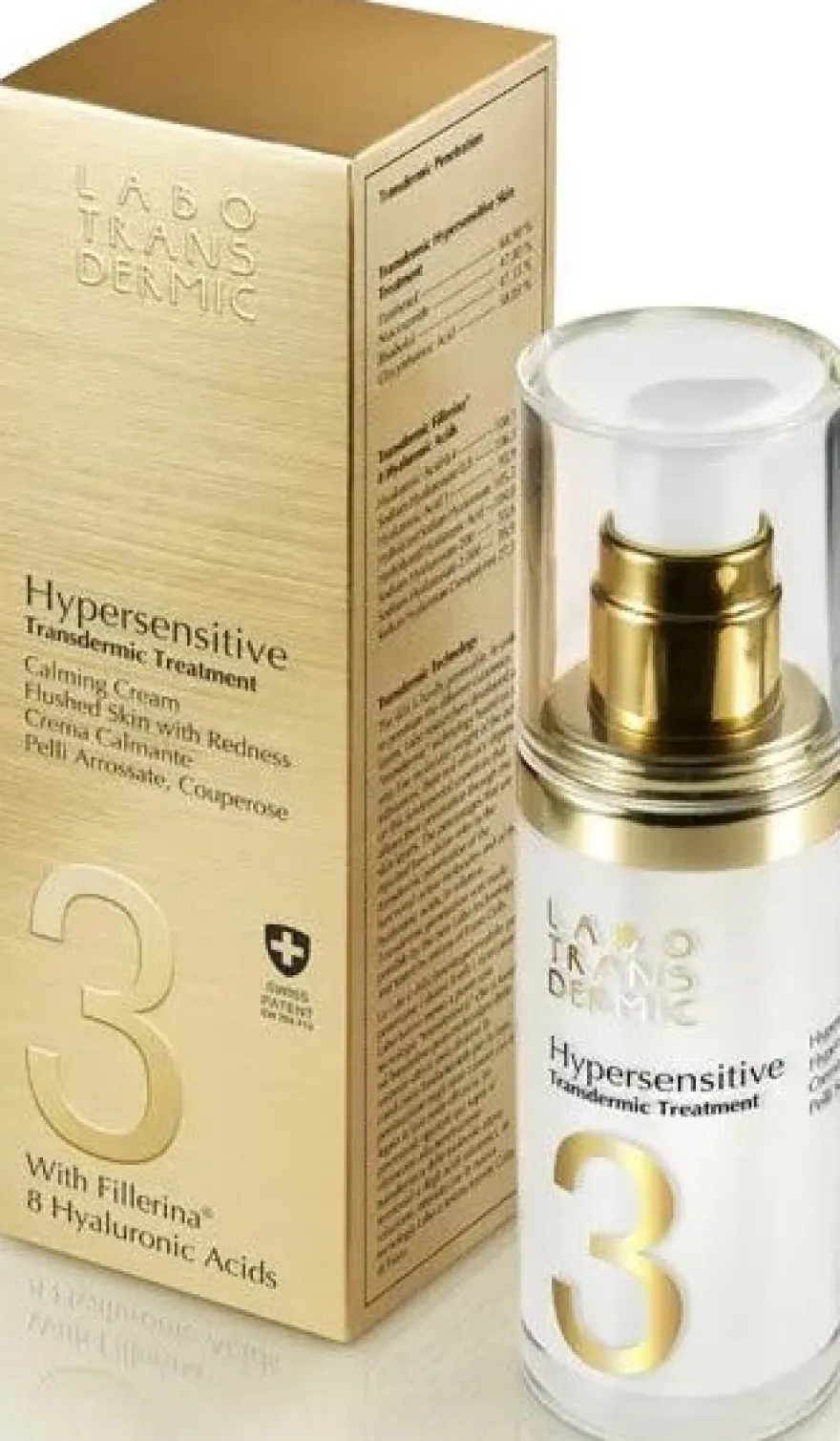 Labo Transdermic 3 Hypersensitive Crema Calmante 30ml