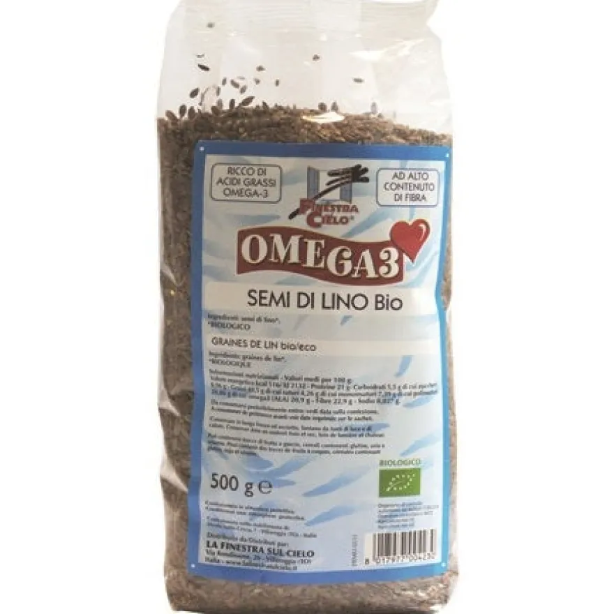 La Finestra Sul Cielo Omega 3 Semi Di Lino Bio 500g
