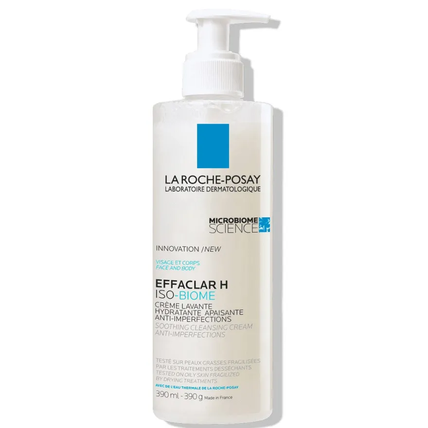 La Roche-Posay Effaclar H Iso-Biome Crema Lavante Viso 390ml