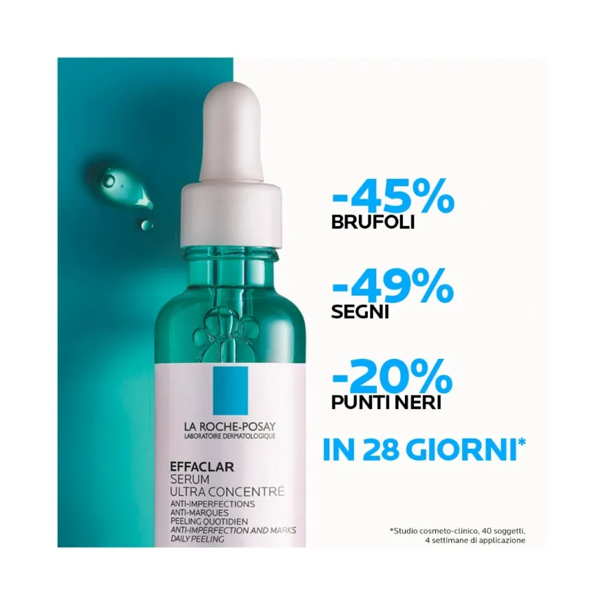 La Roche-Posay Effaclar Siero Peeling Viso Per Pelle a Tendenza Acneica 30ml
