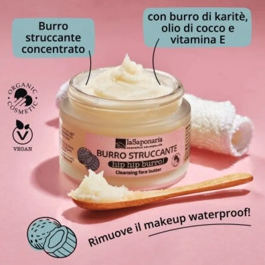 La Saponaria Hip Hip Burro Struccante 45ml
