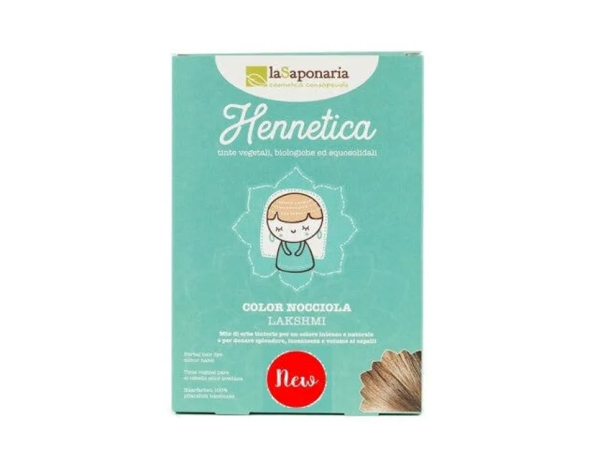La Saponaria Tinta Vegetale Nocciola Lakshmi 100g