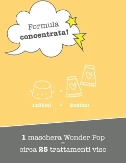 La Saponaria Wonder Pop Bye Bye Impurità Maschera Viso Purificante 35ml