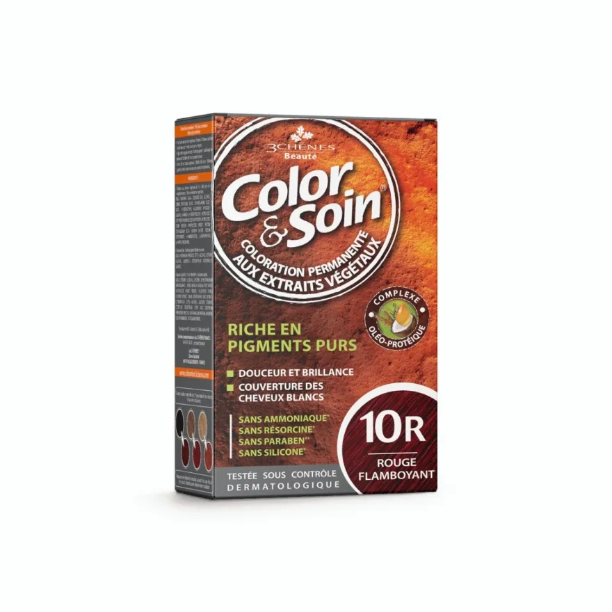 Les 3 Chenes Color & Soin Kit Tinta Capelli 10R Rosso Brillante