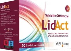Lidact Salviette Oftalmiche Perioculari Monouso 20 Pezzi
