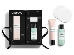 Lierac Cofanetto Hydragenist Trattamento Occhi 15ml + Acqua Micellare 50ml + Pads Struccanti Lavabili