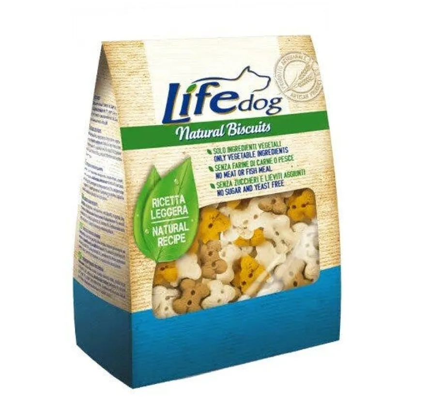 Life Pet Care Biscotti Naturali Per Cani A Forma Di Folletto Gusto Vaniglia 500g