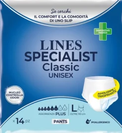 Lines Specialist Classic Unisex Pants Plus 14 Pezzi
