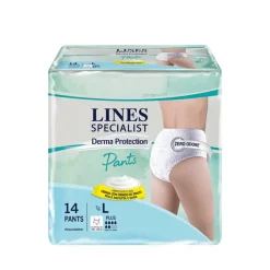 Lines Specialist Derma Protection Mutandine Pants Unisex Plus Taglia L 14 Pezzi