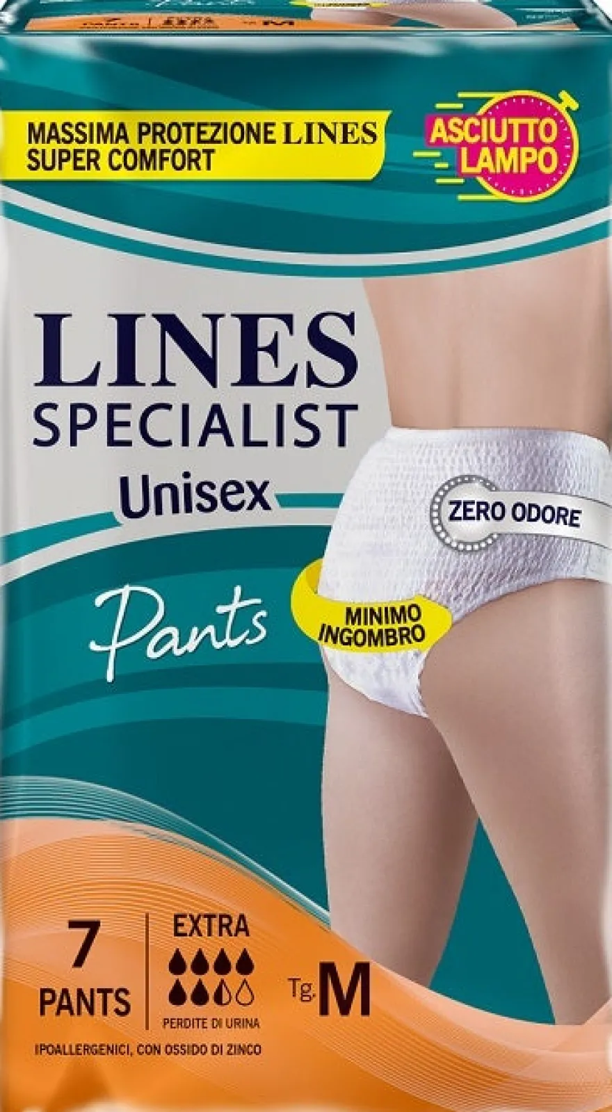 Lines Specialist Pants Unisex Extra m 7 Pezzi