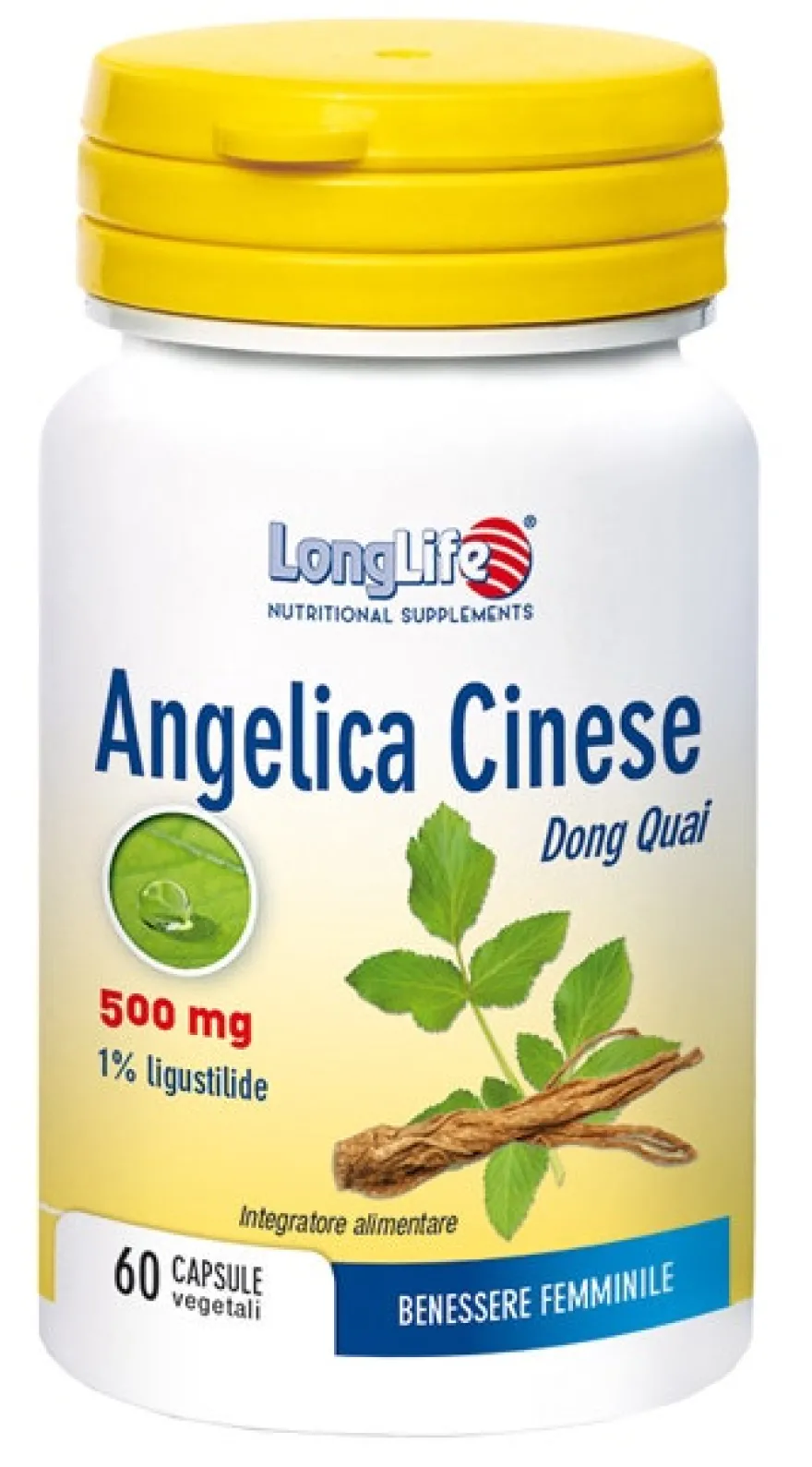 Longlife Angelica Cinese 60 Capsule