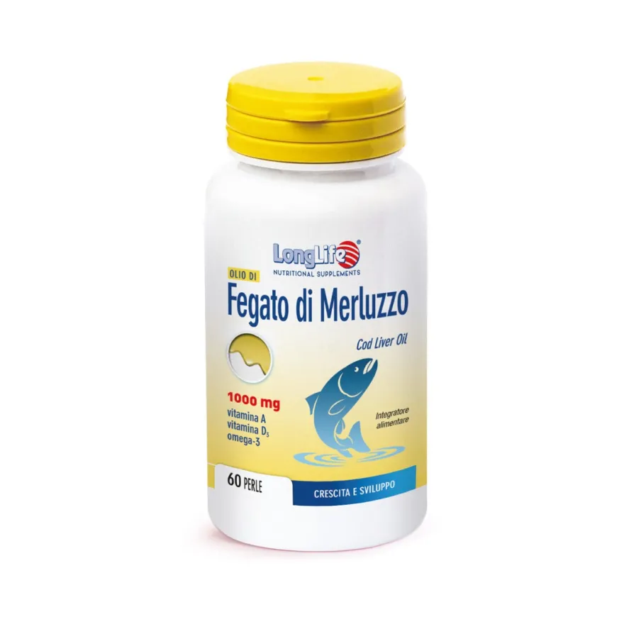 Longlife Olio Di Fegato Di Merluzzo 1000mg 60 Perle