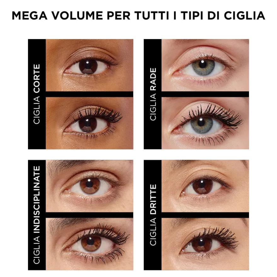 L'Oréal Paris Air Volume Mega Mascara Volumizzante Nero 1 Pezzo