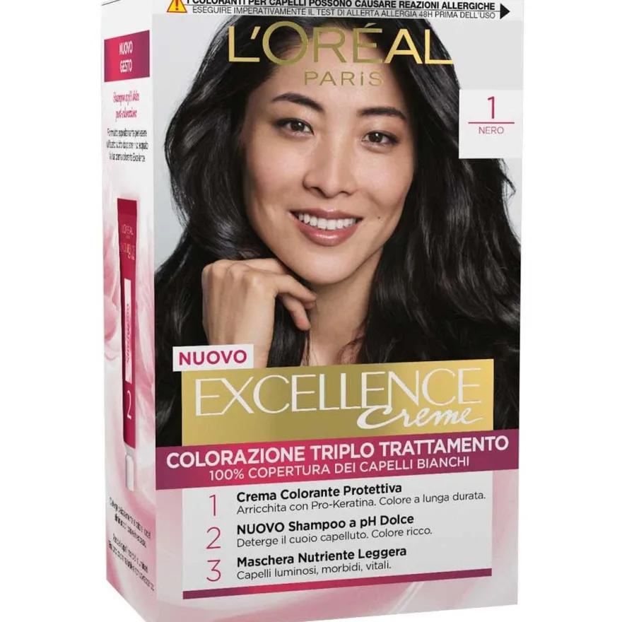 L'Oréal Paris Excellence Tinta Capelli 1 Nero 1 Pezzo