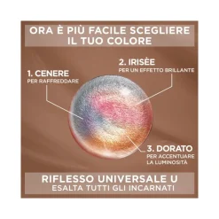 L'Oréal Paris Kit Excellence Universal Nude Colorazione Permanente 3U Castano Scuro Universale