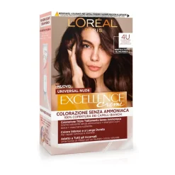L'Oréal Paris Kit Excellence Universal Nude Colorazione Permanente 4U Castano Universale