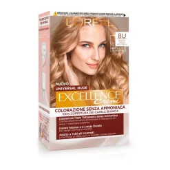 L'Oréal Paris Kit Excellence Universal Nude Colorazione Permanente 8U Biondo Chiaro Universale