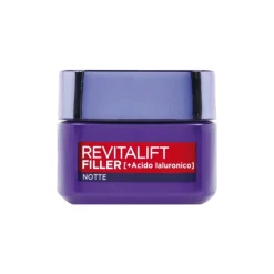 L'Oréal Paris Revitalift Filler Crema Viso Notte Antirughe Rivolumizzante 50ml