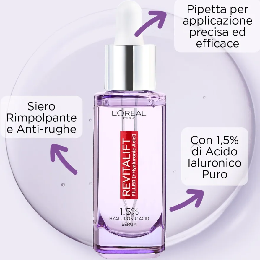 L'Oréal Paris Revitalift Filler Siero Viso Anti-Rughe 30ml