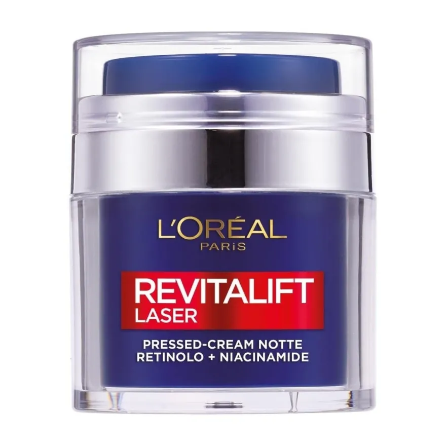 L'Oréal Paris Revitalift Laser Pressed Cream Notte Anti Rughe Viso 50ml