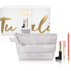 L'Oréal Paris Self Confidence Box Rossetto+Gloss Volumizzante+Matita Labbra+Soffice Beauty Piumino