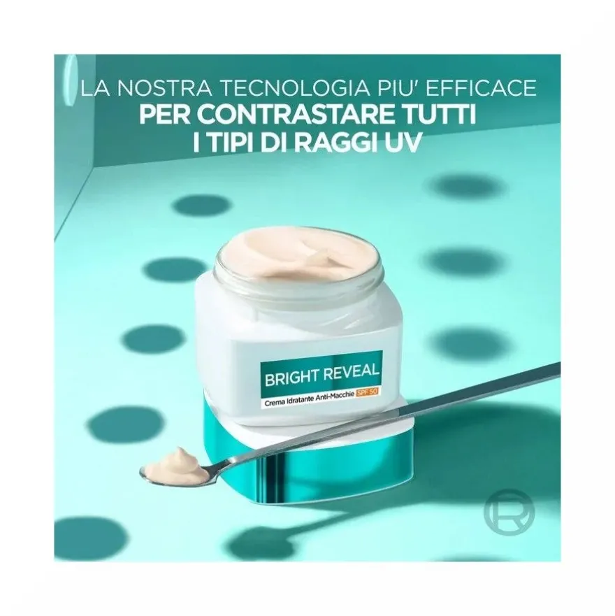 L'Oreal Paris Bright Reveal Crema Idratante Anti-Macchie SPF50 50ml