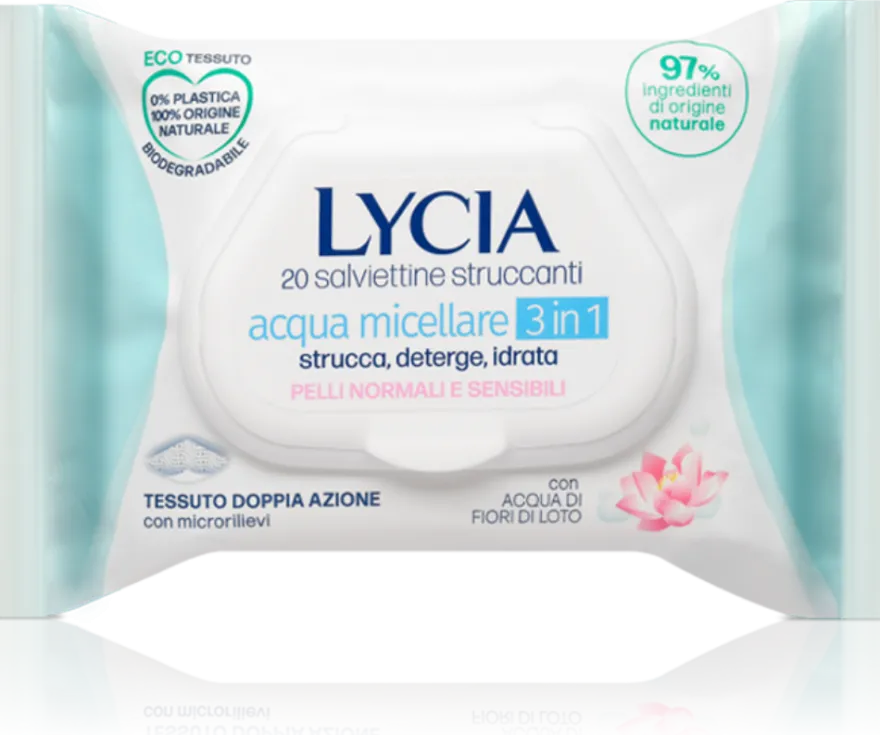 Lycia 20 Salviette Struccanti Micellari