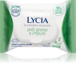 Lycia 20 Salviette Struccanti Pelli Grasse E Impure