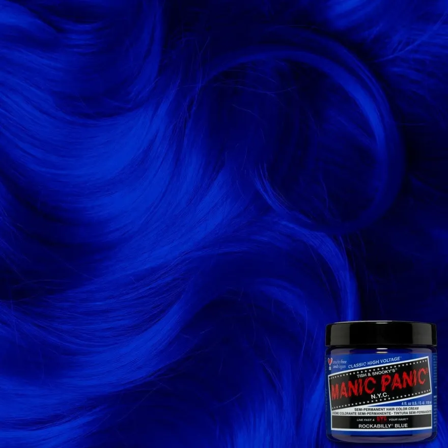 Manic Panic Rockabilly Blue Colorazione Semipermanente Classica Per Capelli 118ml