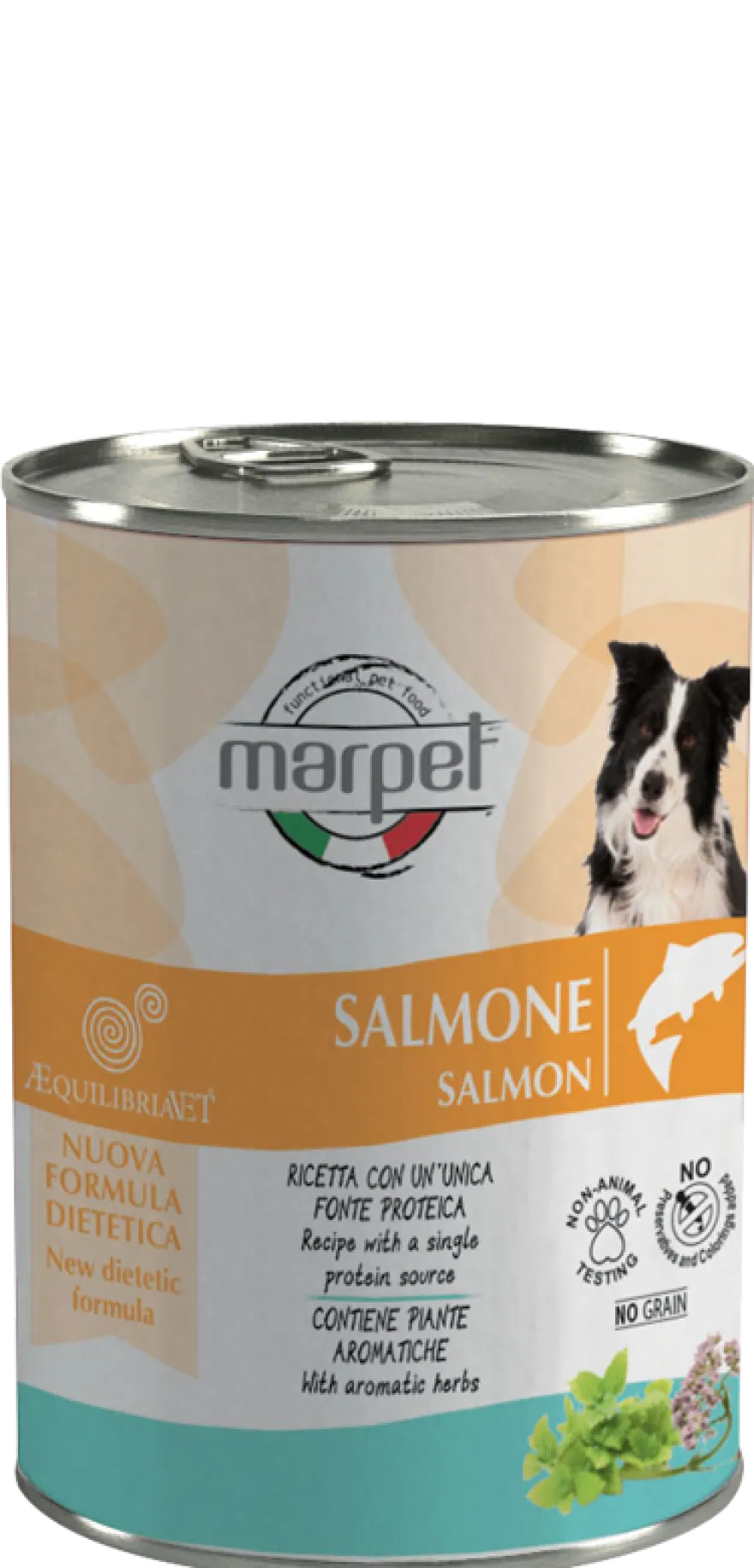 Marpet Aequilibriavet Dog Salmone Cibo Umido Per Cani Adulti Scatoletta 400g