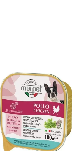 Marpet Aequilibriavet Pollo Cibo Umido Per Cani Adulti Vaschetta 100g