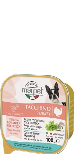 Marpet Aequilibriavet Tacchino Cibo Umido Per Cani Adulti Vaschetta 100g