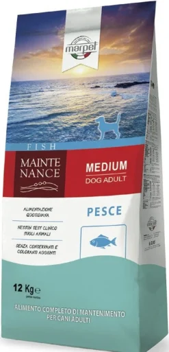 Marpet Maintenance Pesce Cibo Secco Per Cani Adulti Taglia Medium Sacco 12 Kg