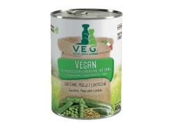 Marpet Vegan Dog Zucchine/Piselli/Lenticchie Cibo Umido Per Cani Adulti Scatoletta 400g