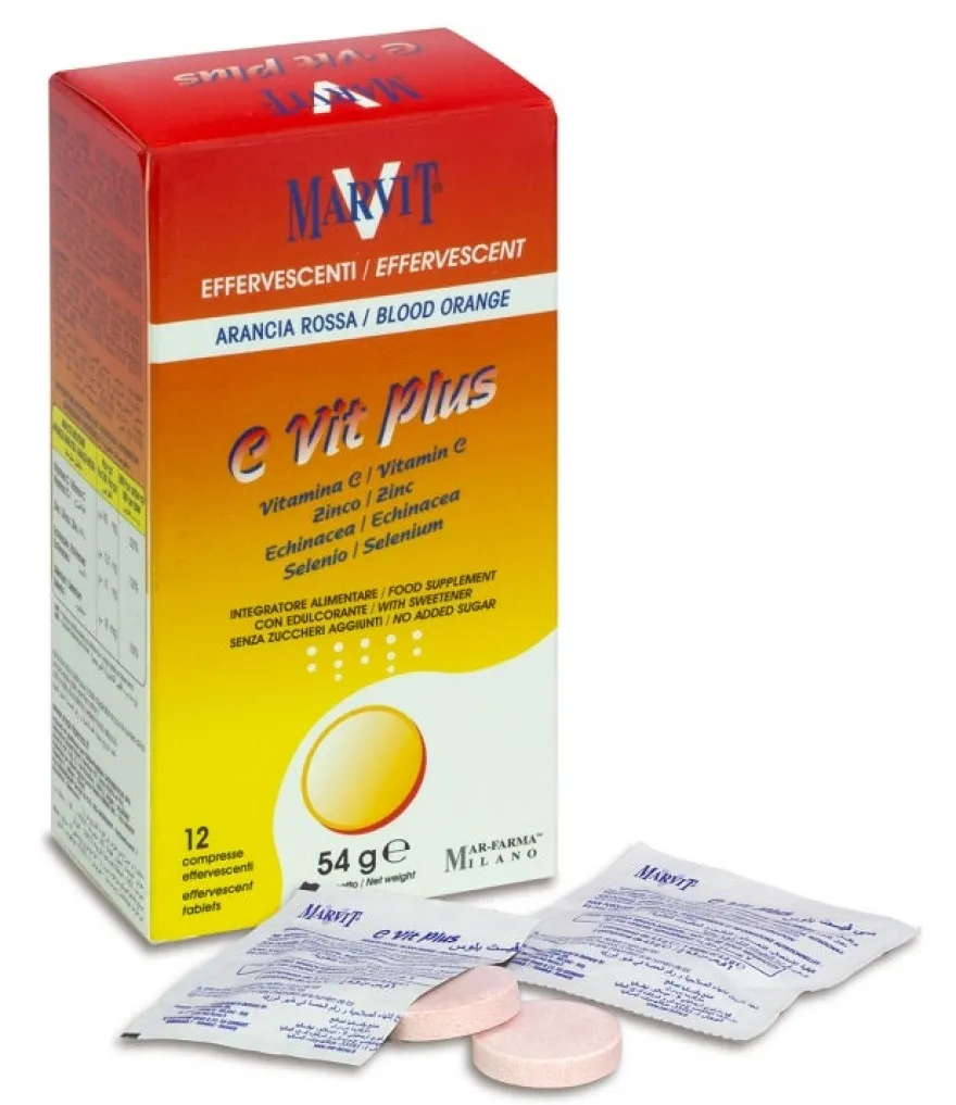 MARVIT C VIT PLUS 1000 12CPR