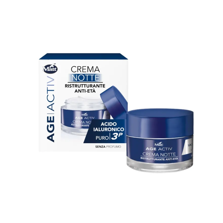 Matt Ageactiv Crema Viso Ristrutturante Antietà Notte 50ml