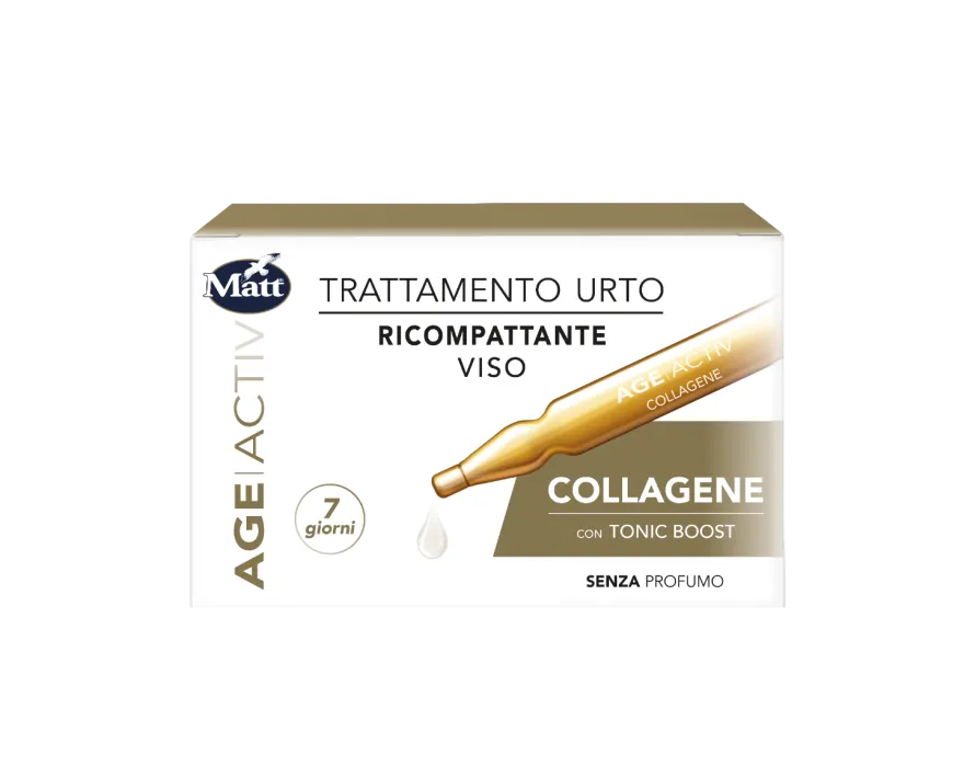 Matt Age Activ Trattamento Urto Ricompattante Viso Collagene 14ml